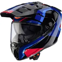 Caberg Tanami Scram, avonturenhelm ,zwart/blauw/rood ,M