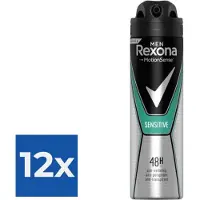 Rexona Men Sensitive - 150 ml - Deodorant - Voordeelverpakking 12 stuks