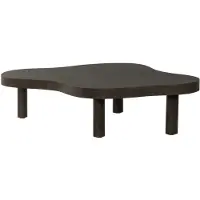 Natur24 Salontafel Tobago organisch 135cm - Espresso