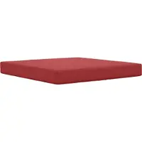 vidaXL Buitenbankkussen Polyester Wijnrood 80 x 80 x 8 cm