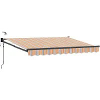 vidaXL Elektrisch Uitschuifbare Zonneluifel 3,5 x 2,5 m