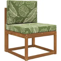 vidaXL Buitenbankkussen Polyester Blad Design 60 x 60 x 8 cm