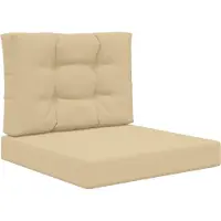 vidaXL Buitenbankkussen Polyester Beige 60 x 60 x 8 cm