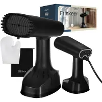 Zeegma Friskeer Stoomstrijker - 2-in-1 Stomer & Strijkijzer - 380ml Watertank - Kledingstomer - 3 Stoommodi - Keramische Plaat - Snelle Opwarmtijd - Inclusief Borstel & Handschoen