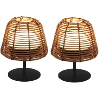 Lumisky Set van 2 draadloze tafellampen H16CM BOHEME