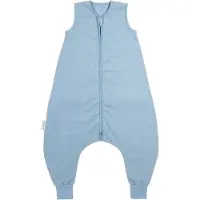 Meyco Baby Studio Collection Linnen Slaapoverall Jumper - Jeans Blue - 92cm - 0.5 TOG