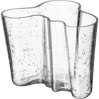 Iittala Aalto Vase 120mm Bubble Glass - Vazen Mondgeblazen Glas Clear - 1084771
