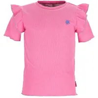 B.NOSY T-shirt roze Meisjes Polyester Ronde hals Effen - maat 146/152