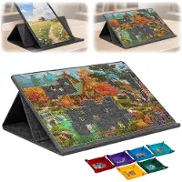 Ren Puzzeltafel - Puzzelbord - Puzzeltafel met Lades 1000 Stukjes- Zwart- 80cm x 60cm x 1cm- cadeau voor kinderen en volwassenen
