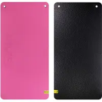 HMS Mfk02 Roze-Zwarte Fitnessmat Voor Clubgebruik Met Gaten, Hms Premium