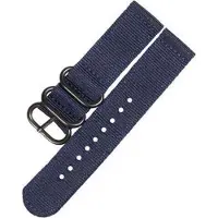 Kaiser Premium Blue - Zulu two-piece Nato strap 20mm - Horlogeband Blauw