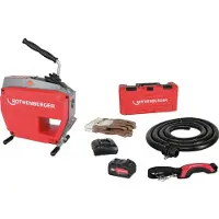 Rothenberger Accu-pijpreingingsmachine | voor buis d. 20-150 mm | 18 V 8 Ah | 1 stuk - 1000003372 1000003372
