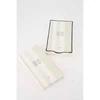 Zusss Cadeausets - Servetten En Servethouder - Verjaardag - Cadeau Keramiek Wit