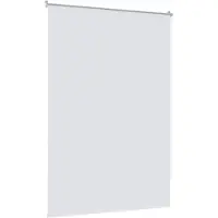 NaiZy Klemmfix Verduisterend Rolgordijn 110x160cm Zonder Boren Verstelbaar Zijtrekrolluik Voor Raam En Deur Privacy En Zonwering Wit