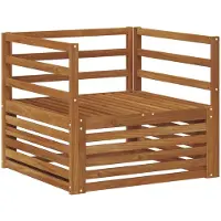 vidaXL 2 st Buitensofa Naturel