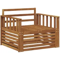vidaXL 2 st Buitensofa Naturel