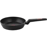 Florina Thermo Aluminium Koekenpan - 20 cm - Geschikt voor Gas, Inductie, Elektrisch en Keramisch Fornuis - Thermo Control Indicator - Soft Touch Bakeliet Handgreep - Zwart