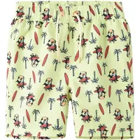 Name it KIDS zwemshort limegroen Jongens Polyester All over print - maat 116