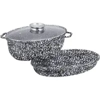 Klausberg KB-7367 Braadpan - met deksel - 8L - gietijzer