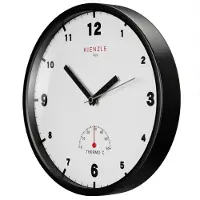 KIENZLE DCF draadloze wandklok voor tuin en buitengebruik, 30 cm