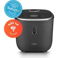 Lauben Rice Cooker - 3L- Rijstkoker - Stoomkoker - Rijstkoker met lage suikerfunctie - 605W - Zwart