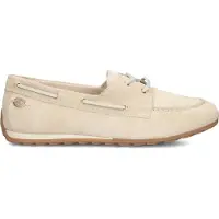 Fred de la bretoniere Women Uta Mocca Moccasin Suede Beige-Schoenmaat 39