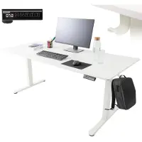 Arebos in hoogte verstelbaar elektrisch bureau 180 x 80 cm met geheugenfunctie