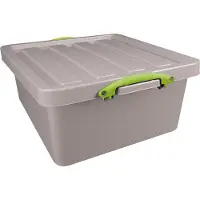 Really Useful Boxes Really Useful Box Recycled opbergdoos 31,5 l, nestbaar, grijs