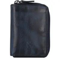 Jack kinsky Nelson Portemonnee RFID Leer 11 cm - Jongens - Staand formaat - marine