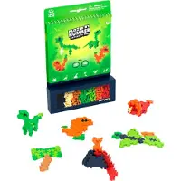 Plus plus Activity Pad Dinosaurs Puzzle by Number – Bouwspeelgoed Dinosaurus – Constructiespeelgoed – Set met bouwstenen – 4347 vanaf 5 jaar