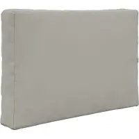 vidaXL Buitenbankkussen Polyester Grijs 60 x 60 x 8 cm