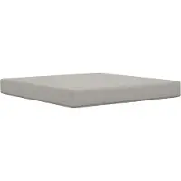 vidaXL Buitenbankkussen Polyester Grijs 80 x 80 x 8 cm