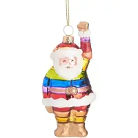 Sass & Belle Regenboog Kerstman kerstbal -