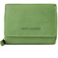 Jack kinsky Aruba Portemonnee RFID-bescherming Leer 10 cm - Dames - Horizontaal - apfel