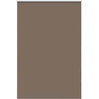 vidaXL Rolgordijn verduisterend koffie 160x210 cm stofbreedte 156,6 cm