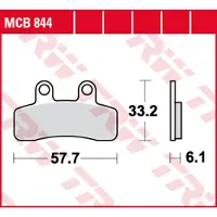TRW MCB844 Remblokken