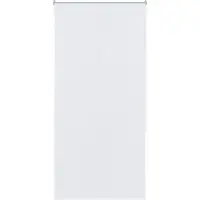 NaiZy Klemmfix Verduisterend Rolgordijn 110x210cm Zonder Boren Verstelbaar Zijtrekrolluik Voor Raam En Deur Privacy En Zonwering Wit