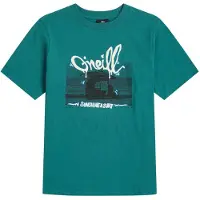 O'Neill Shirt 'Slub' donkergroen / parelwit