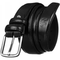 Rovicky - Heren Leren Riem - Traditionele Gesp - 115cm