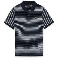 Lyle & Scott Shirt 'Breton' marine / wit