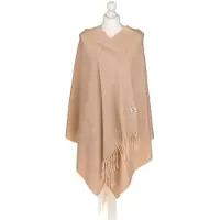 Peterson Klassieke Sjaal met Franjes - Beige - Modieus en Comfortabel