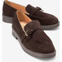 Forever & Always Galea Gesp Leren Loafers