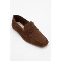 Forever & Always Morne Leren Loafers Dames