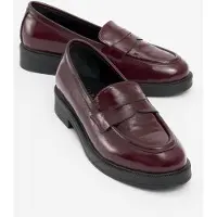 Forever & Always Bree Platform Penny Leren Loafer Dames