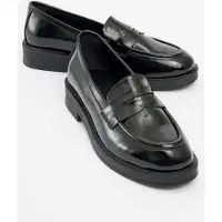 Forever & Always Bree Platform Penny Leren Loafer Dames