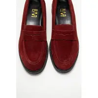 Forever & Always Bree Platform Penny Leren Loafer