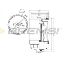 Bremsi FE0356 Brandstoffilter