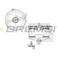 Bremsi FE0795 Brandstoffilter