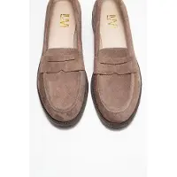 Forever & Always Bree Platform Penny Leren Loafer