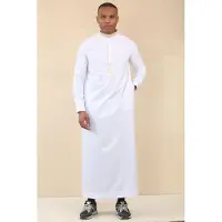 Thobez Heren witte Thobe Arabische Saudi Emirati islamitische kleding Jubba gewaad